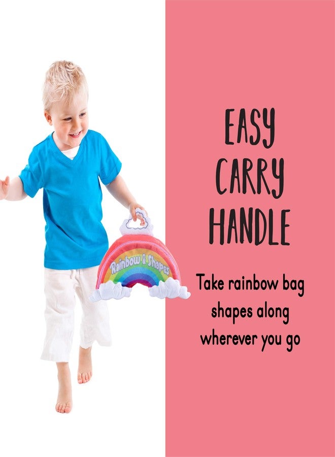 Plush Creations Talking Plush Rainbow & Shapes Toy Set | Includes 4 Talking Soft Shapes | Star, Heart, Circle, and Square with A Plush Rainbow Carrier | Great Gift for Baby and Toddler Girls or Boys - Image 5